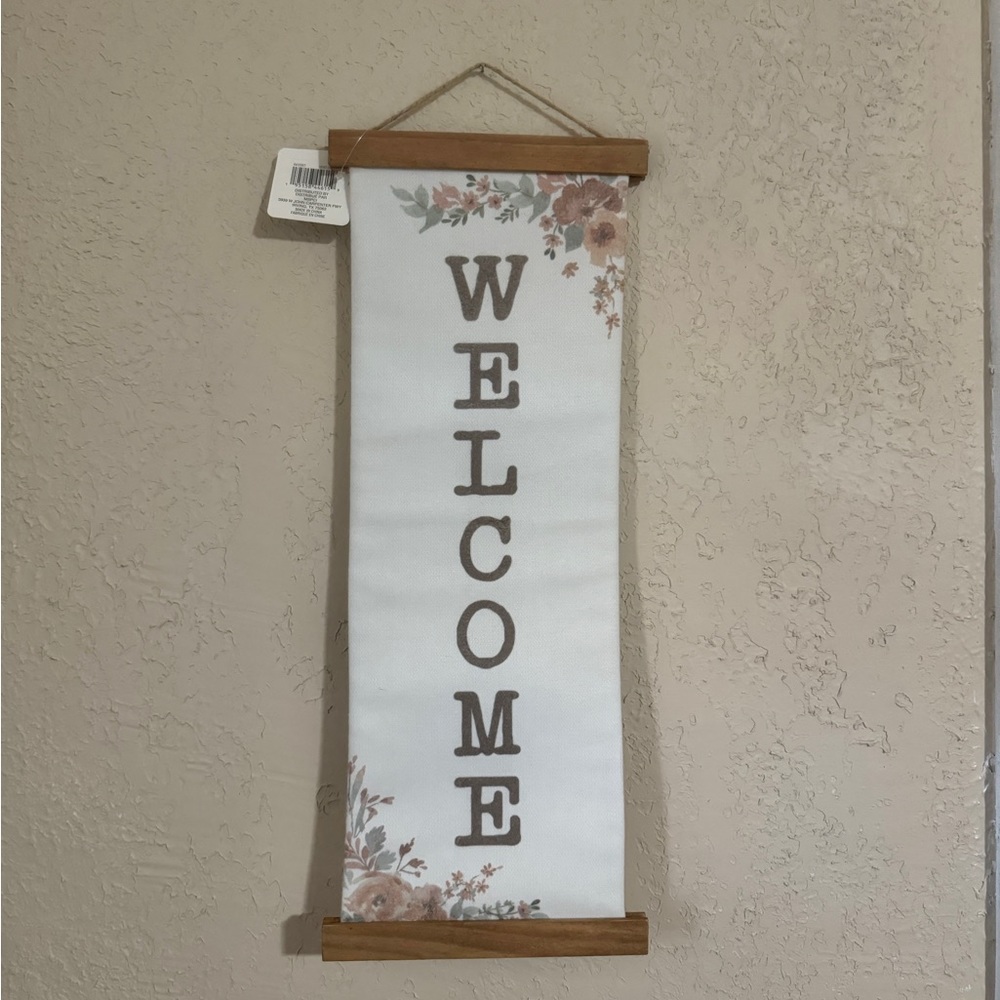Welcome sign banner